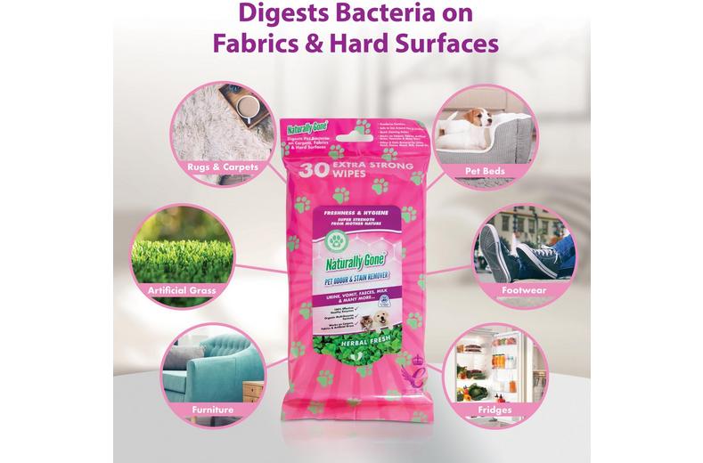 Naturally Gone 30 Extra Strong Wipes Naturally Gone 30 Extra Strong Wipes