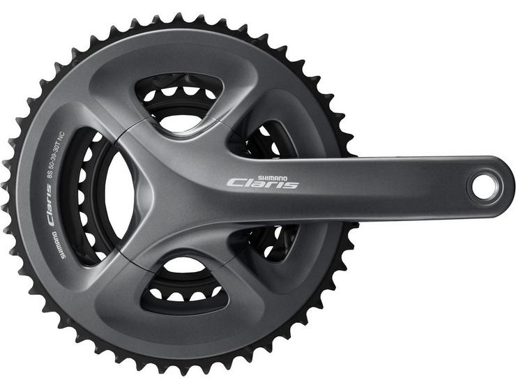 Shimano Claris FC-R2030 8 Speed Triple Chainset, 50/39/30T, 165mm