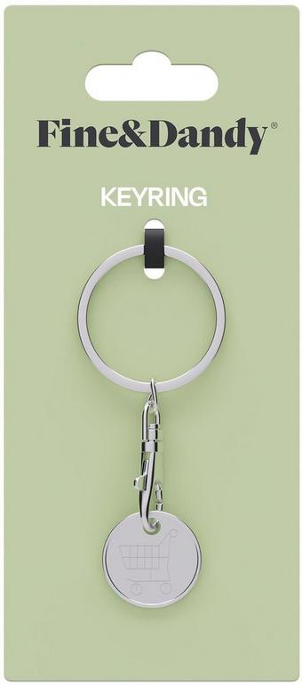 Trolley Coin keyring