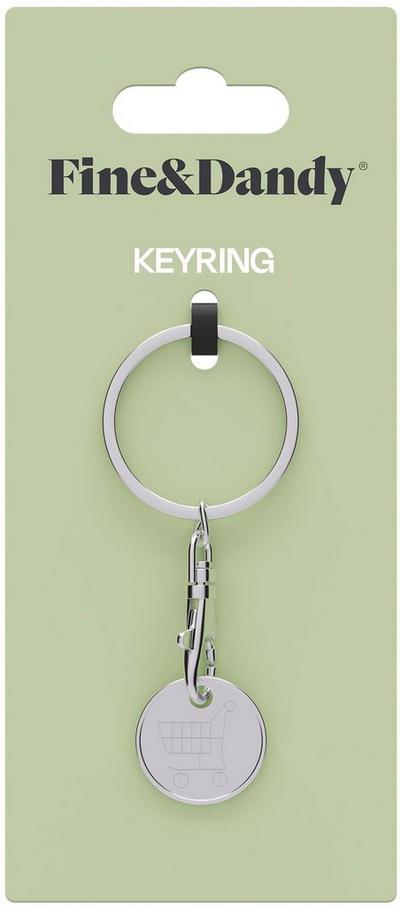 Trolley Coin keyring