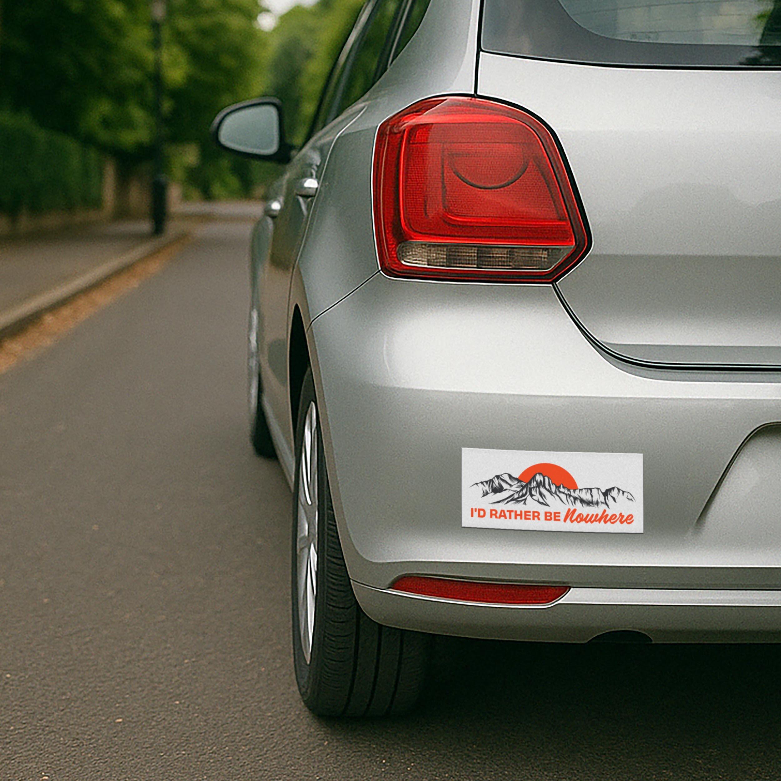 Bumper Sticker Nowhere