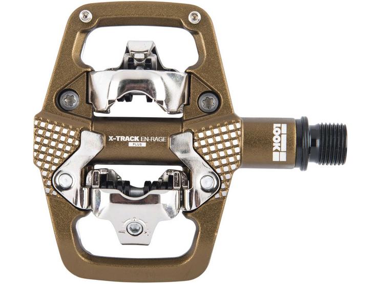 LOOK X-TRACK EN-RAGE Plus MTB Pedals With Cleats, Bronze