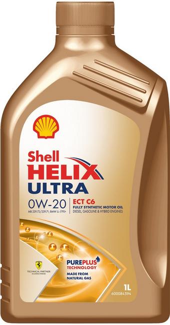 Shell Helix Ultra ECT C6 0W-20 1L 