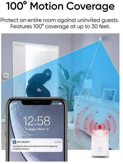 Eufy 5 Piece Home Alarm Kit - White