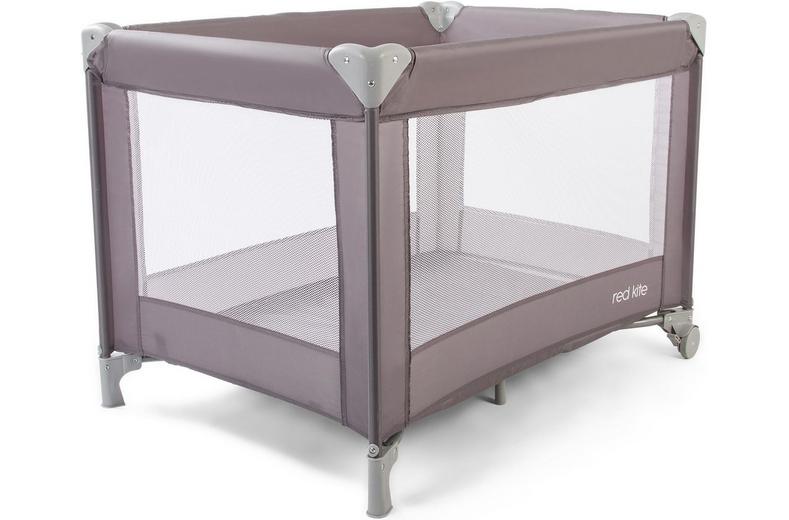 Red Kite Sleeptight Travel Cot - Grey Red Kite Sleeptight Travel Cot - Grey