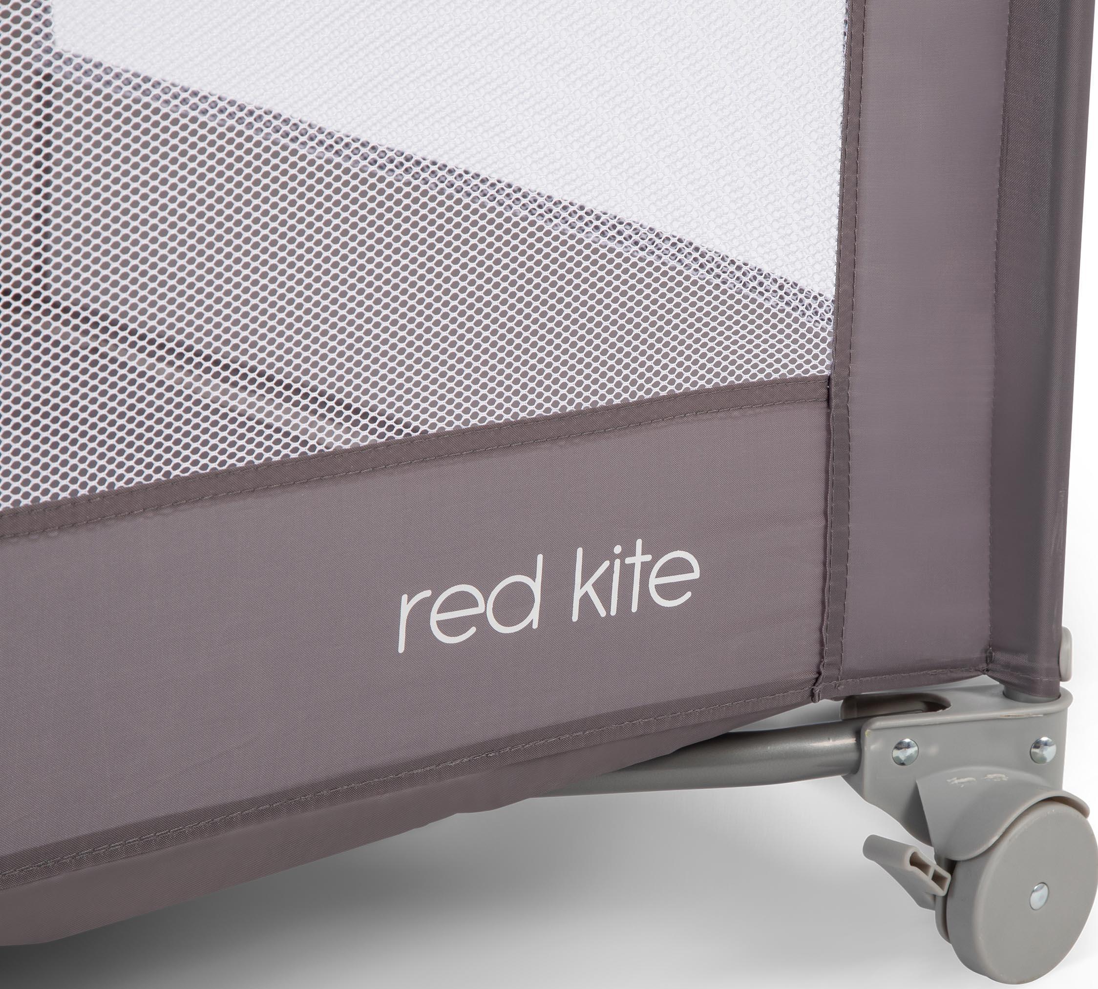 Red Kite Sleeptight Travel Cot - Grey