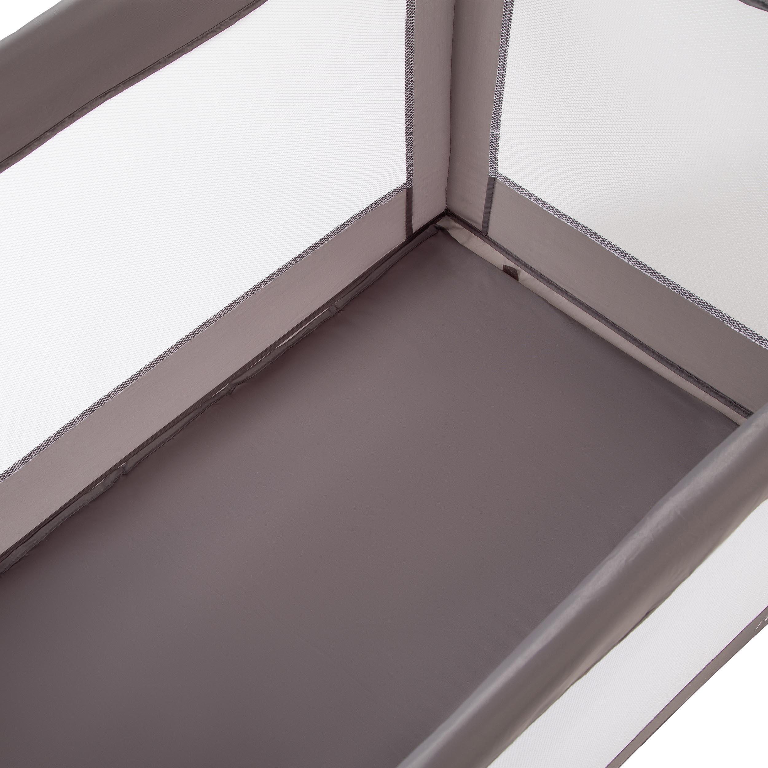 Red Kite Sleeptight Travel Cot - Grey