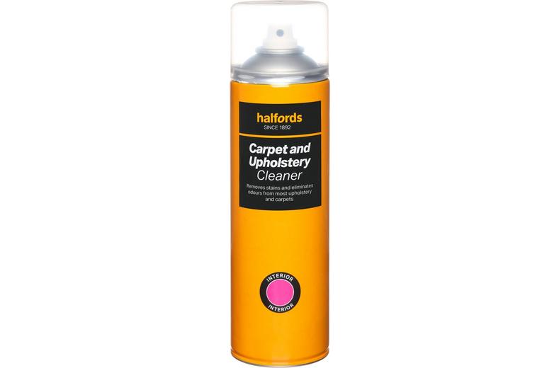 Halfords Carpet and Upholstery Cleaner Aerosol 500ml Halfords Carpet and Upholstery Cleaner Aerosol 500ml