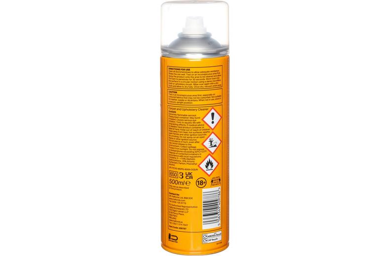 Halfords Carpet and Upholstery Cleaner Aerosol 500ml Halfords Carpet and Upholstery Cleaner Aerosol 500ml