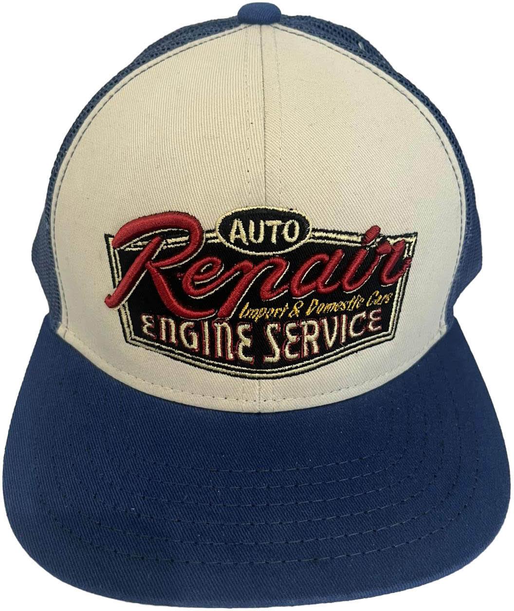AUTO REPAIR ENGINE SERVICE TRUCKER HAT