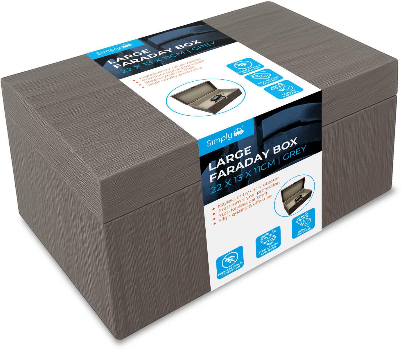 Simply Auto Faraday Box Grey Large
