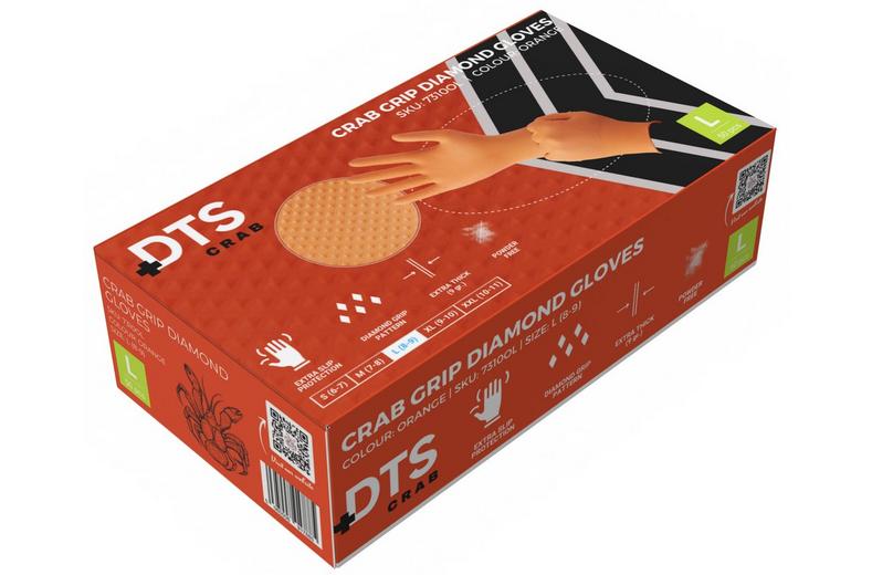 DTS CRAB GRIP ORANGE - BOX OF 50 DTS CRAB GRIP ORANGE - BOX OF 50