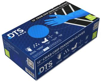 DTS CRAB BLUE 12'' EXTENDED CUFF - BOX OF 100
