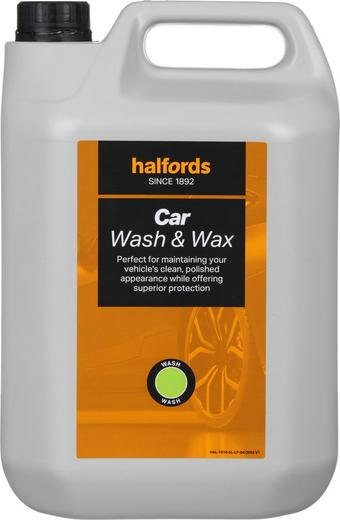 Halfords Car Wash and Wax 5L