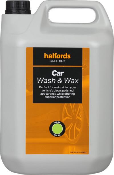 Halfords Car Wash and Wax 5L