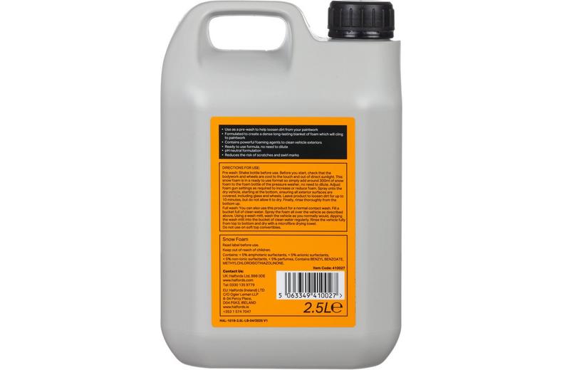 Halfords Snow Foam 2.5L Halfords Snow Foam 2.5L