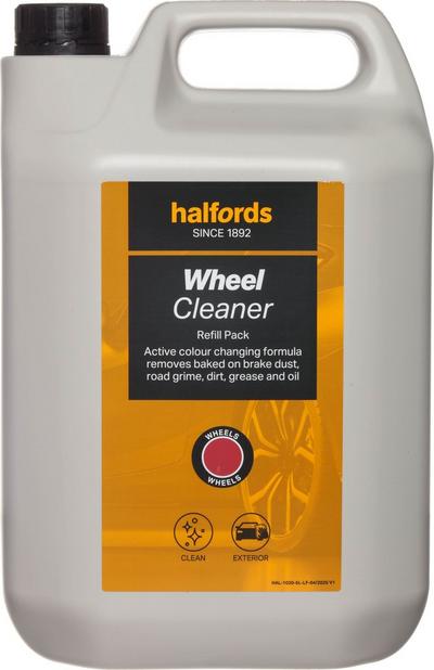 Halfords Colour Changing Wheel Cleaner 5L Halfords Colour Changing Wheel Cleaner 5L