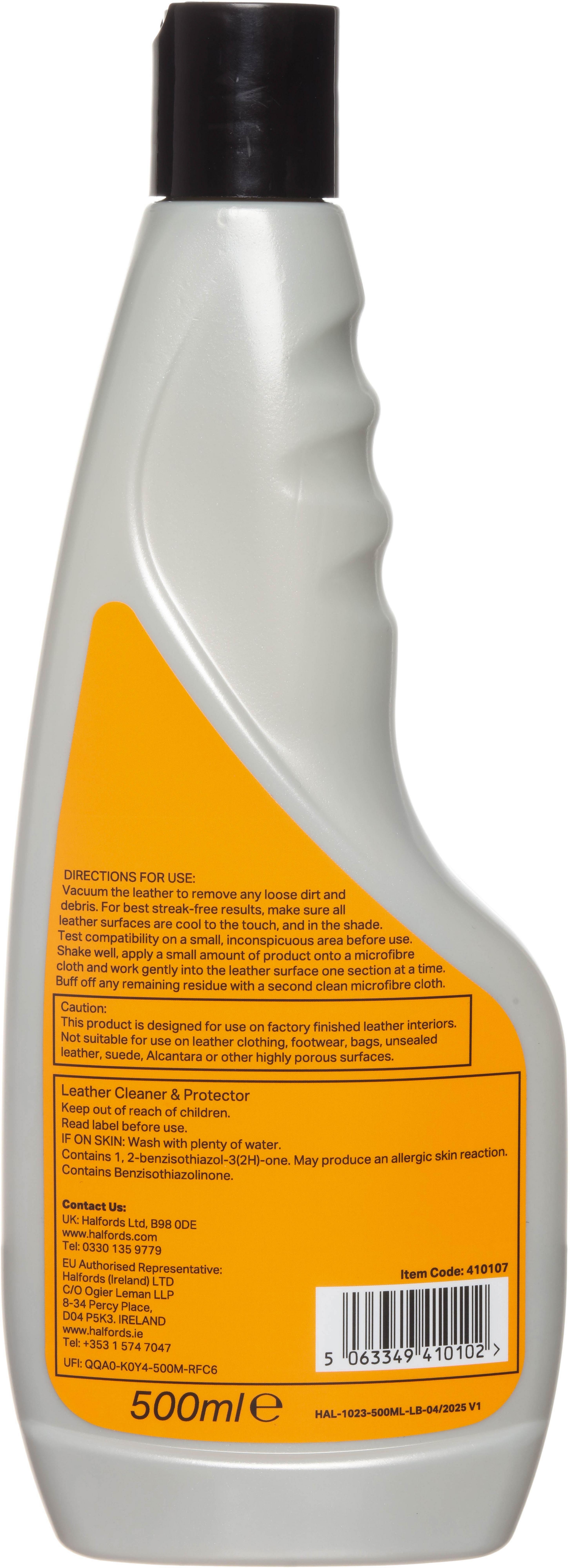 Halfords Leather Cleaner & Protector