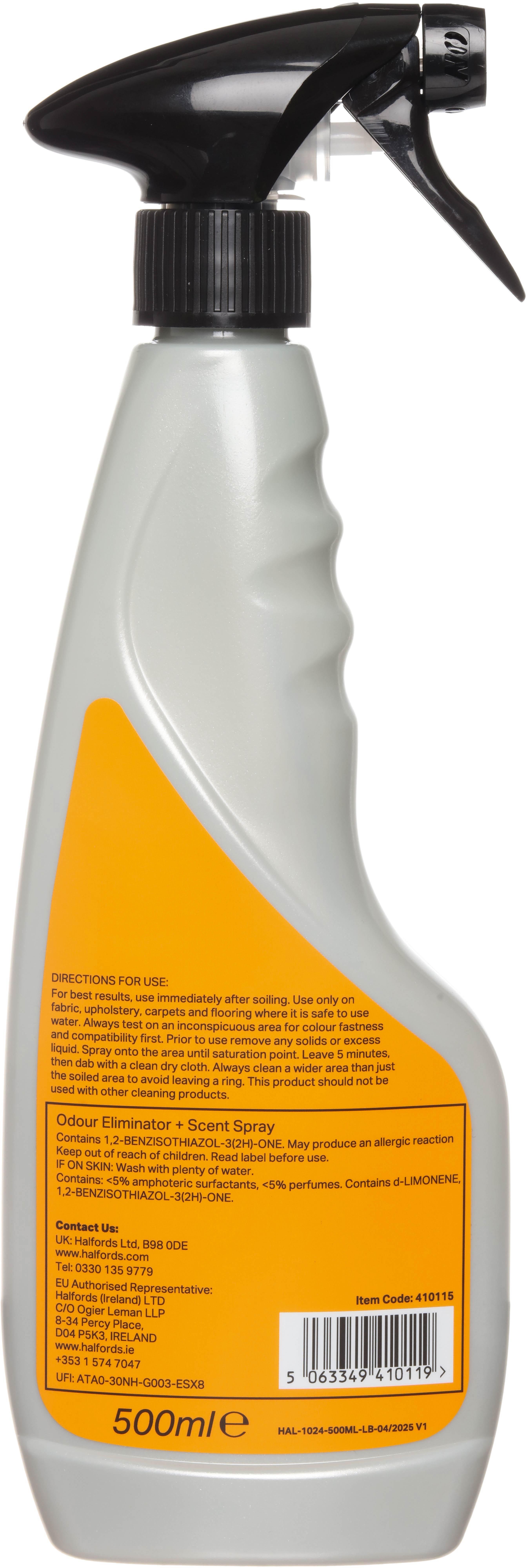 Halfords Odour Eliminator Spray 500ml