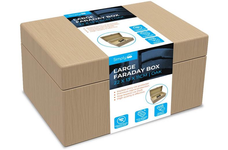 Simply Auto Faraday Box Oak Large Simply Auto Faraday Box Oak Large