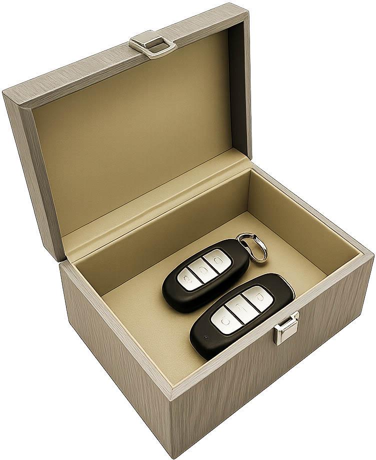 Simply Auto Faraday Box Oak Medium