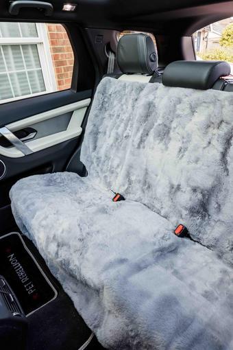 Pet Rebellion Faux Fur Back Seat Comfy Cover