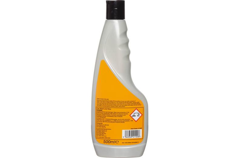 Halfords Car Wash and Wax 500ml Halfords Car Wash and Wax 500ml