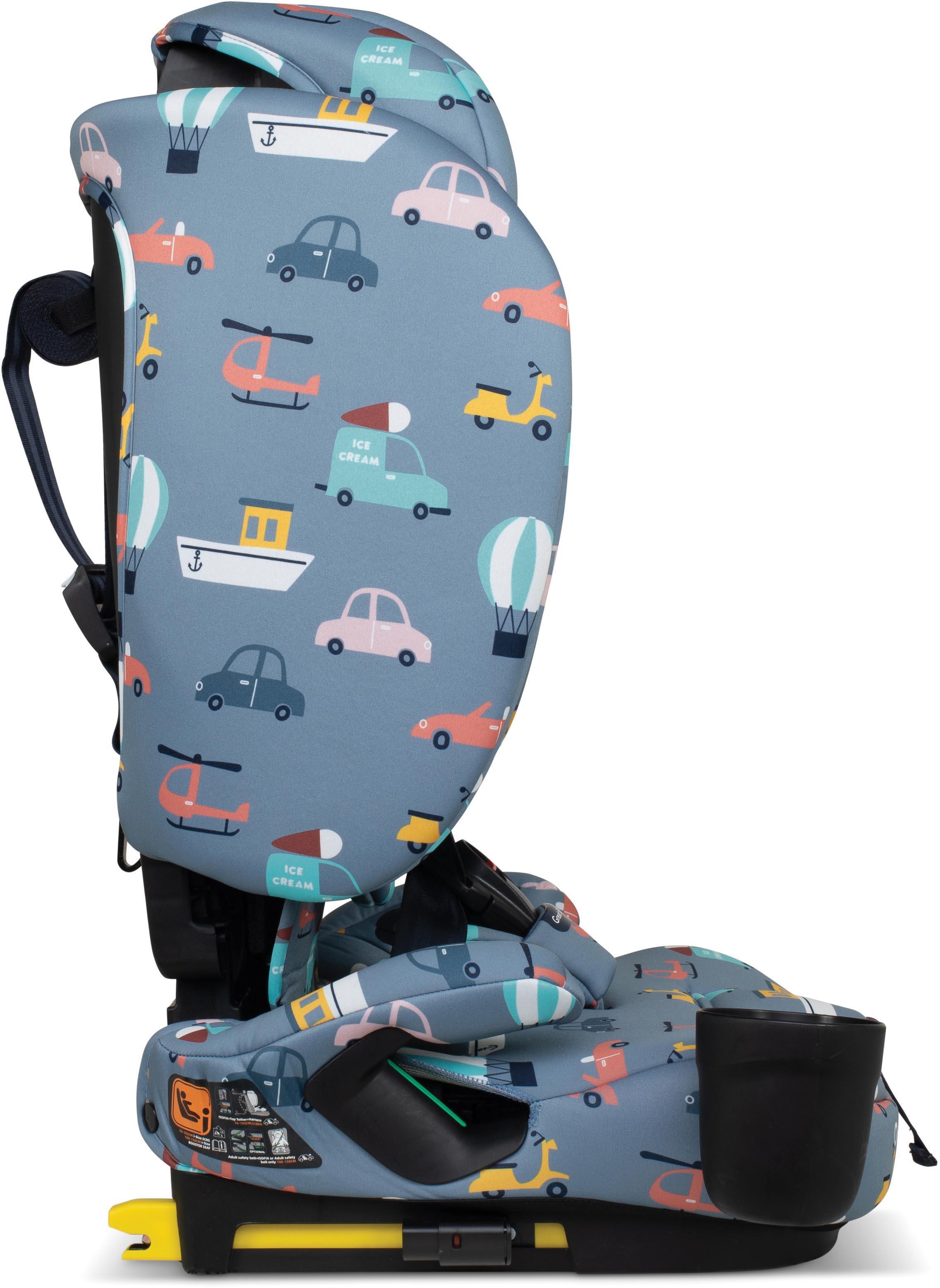 Cosatto On the Go i-size Travel Car Seat Itchy Feet Sky