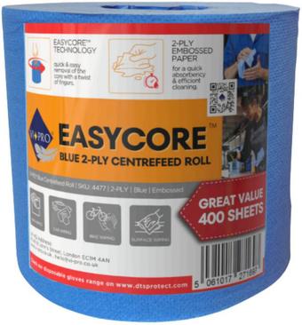 VI-PRO SINGLE PACKED BLUE ROLL - 400 SHEETS