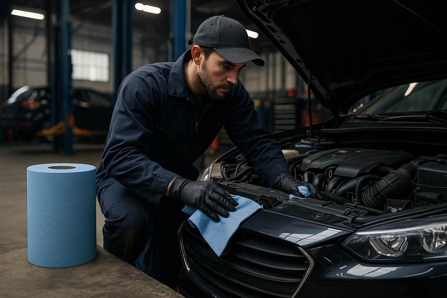 VI-PRO SINGLE PACKED BLUE ROLL - 400 SHEETS