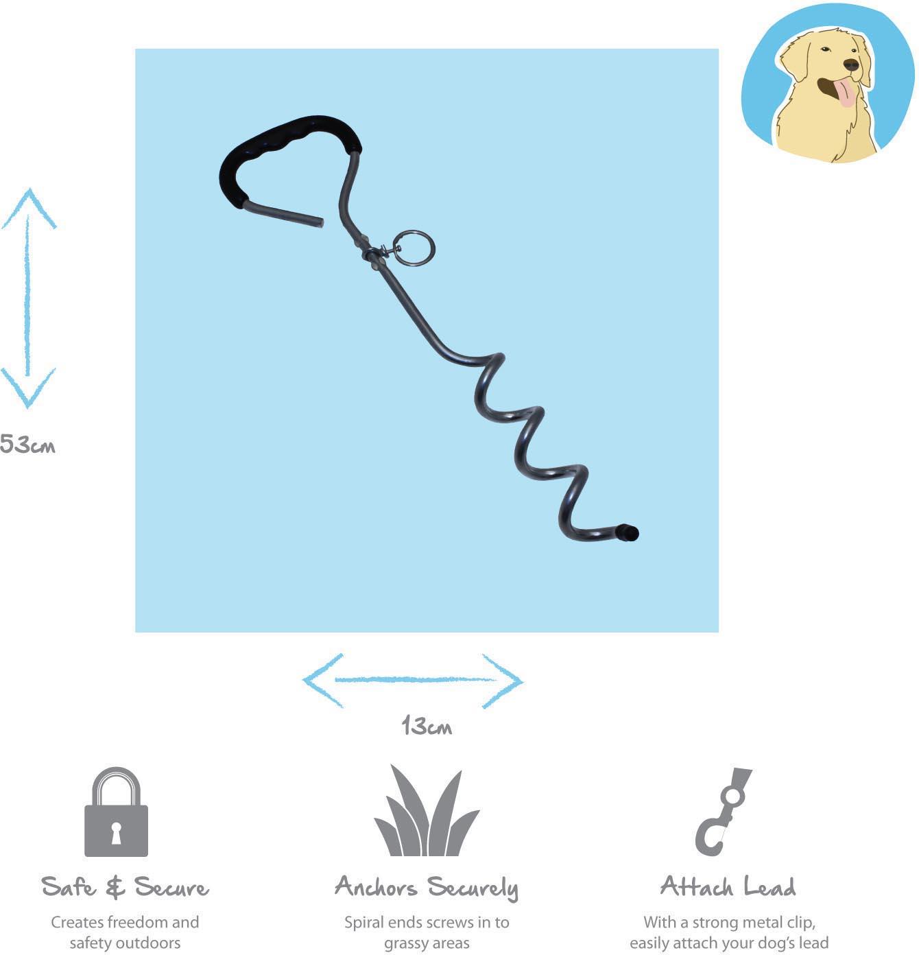 PetGear Tie Out Stake