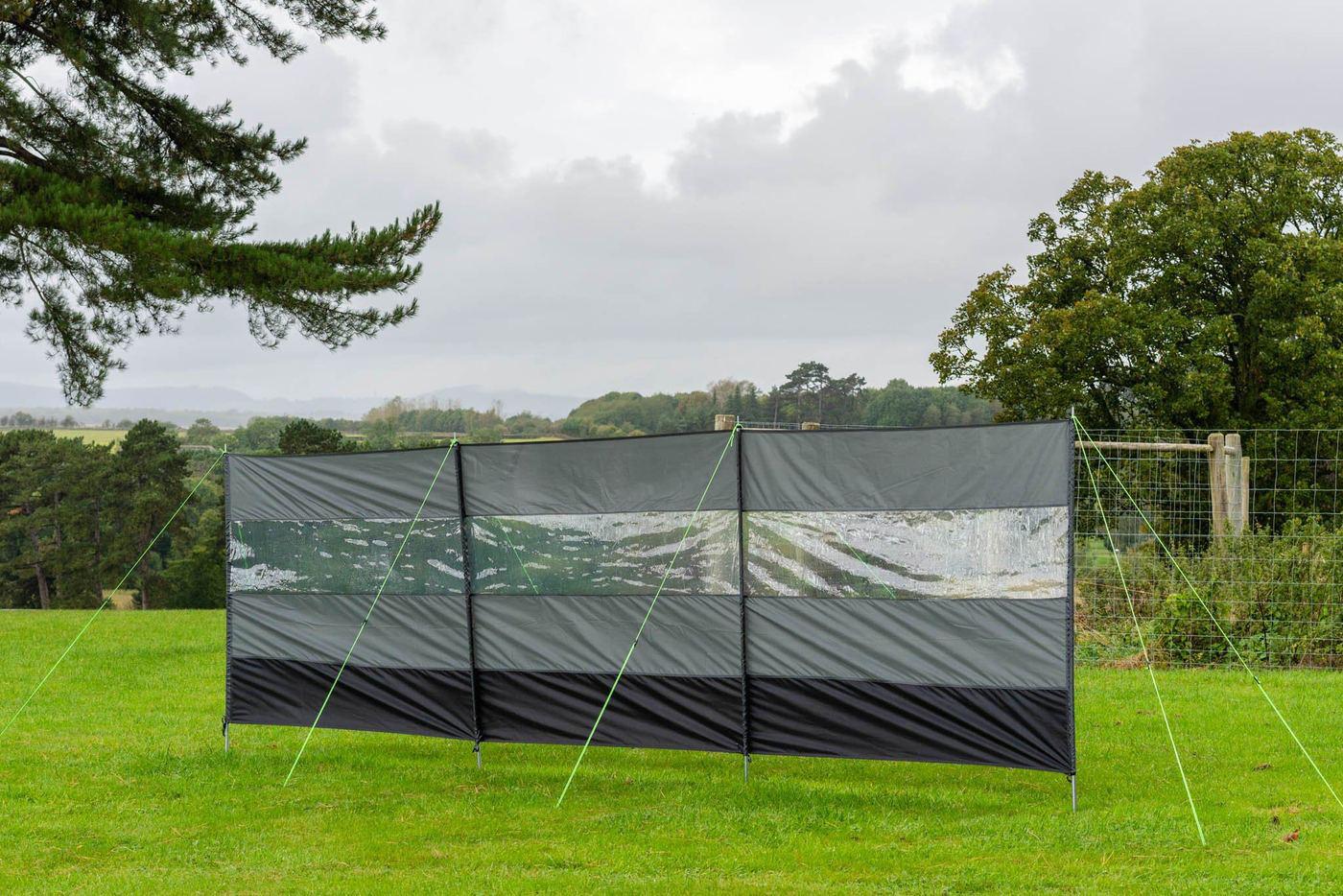 Olpro Compact Windbreak - Charcoal and Black