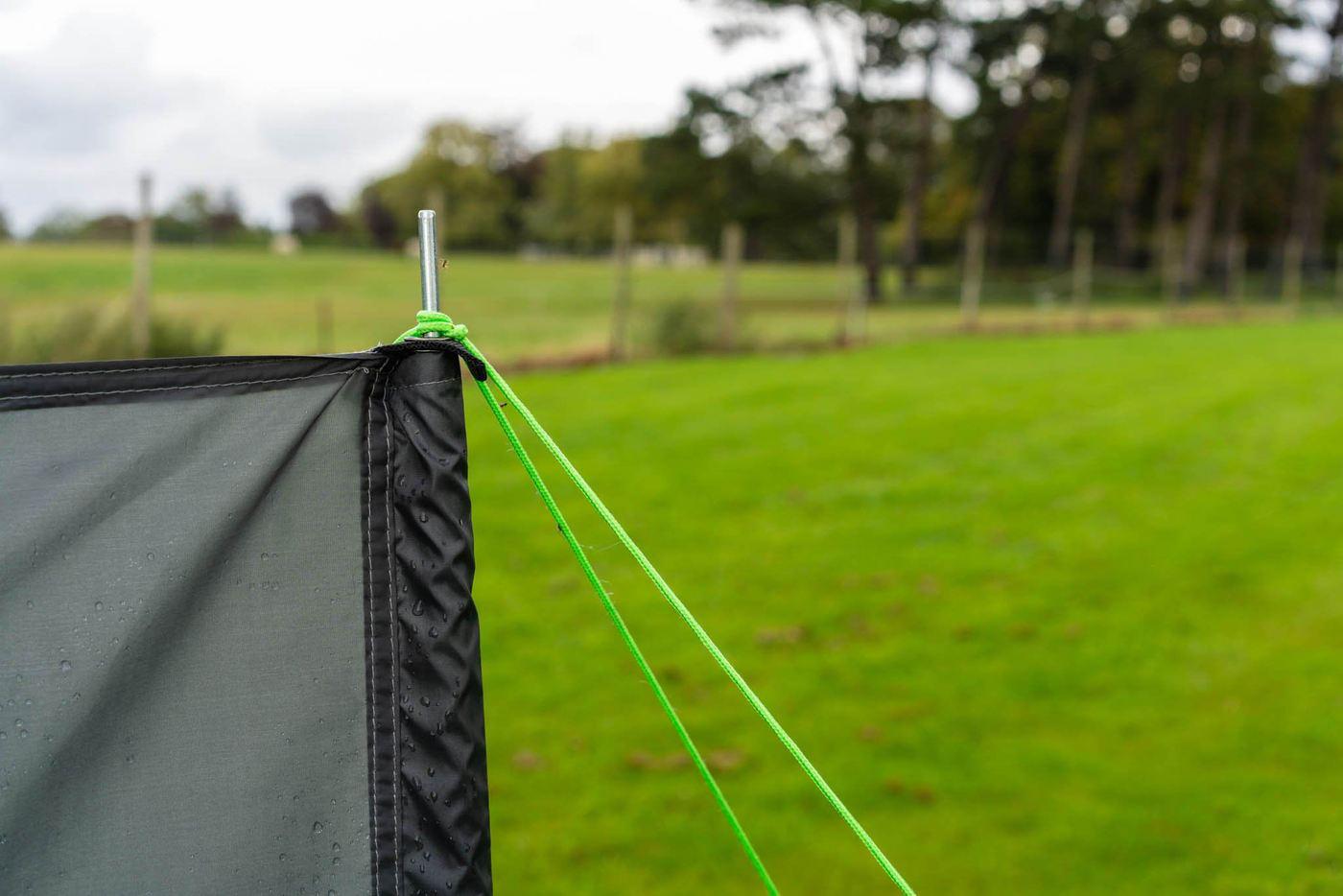 Olpro Compact Windbreak - Charcoal and Black