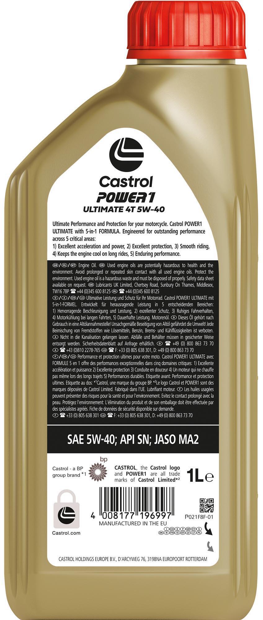 Castrol Power 1 Ultimate 5w40 1L