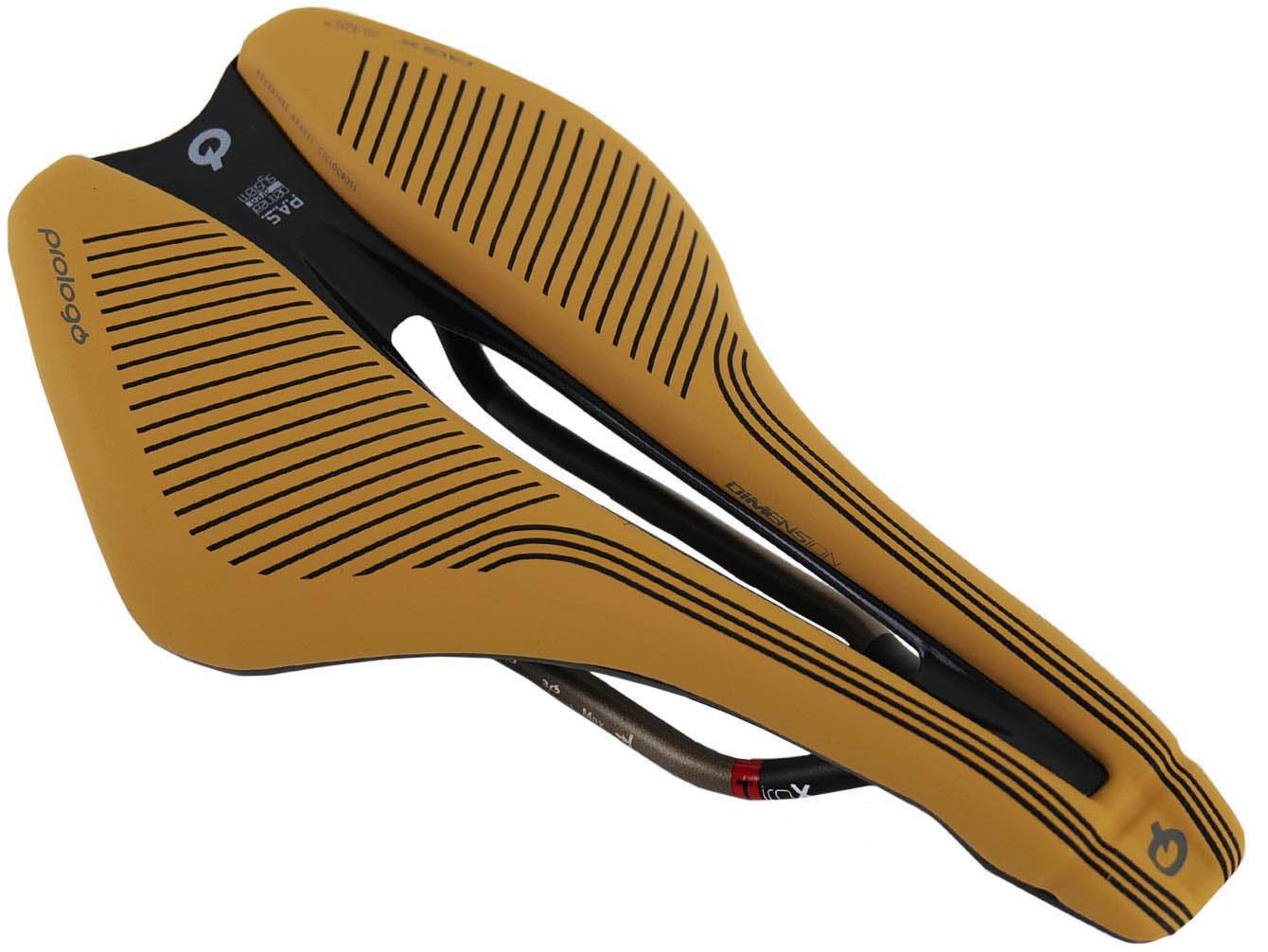 Prologo Dimension AGX Slide Control Triox 143mm Saddle, Brown