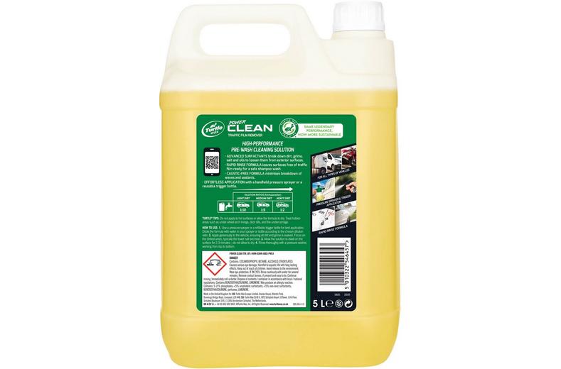 Turtle Wax Power Clean Traffic Film Remover 5L Turtle Wax Power Clean Traffic Film Remover 5L