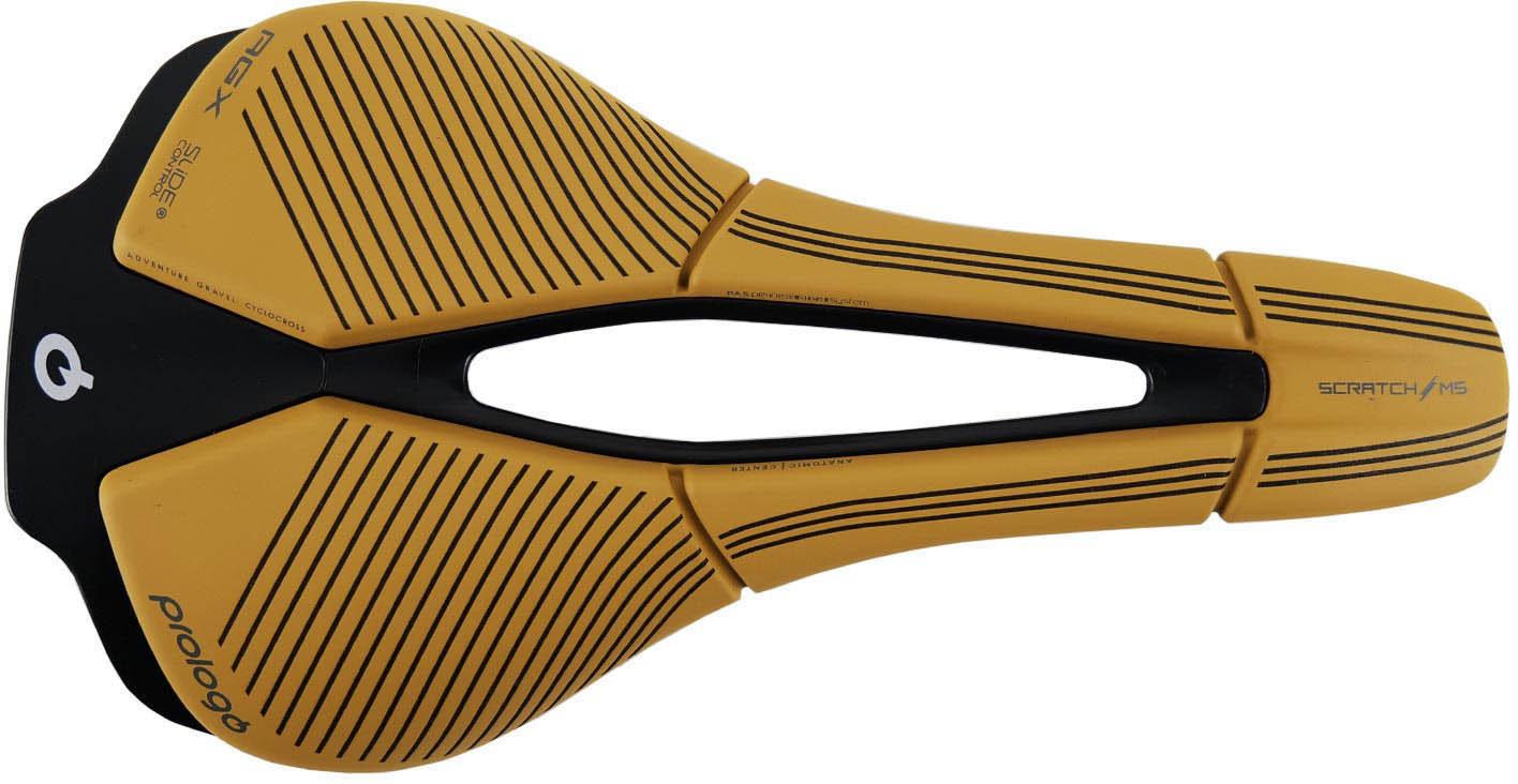 Prologo Scratch M5 PAS AGX Slide Control Triox 140mm Saddle, Brown