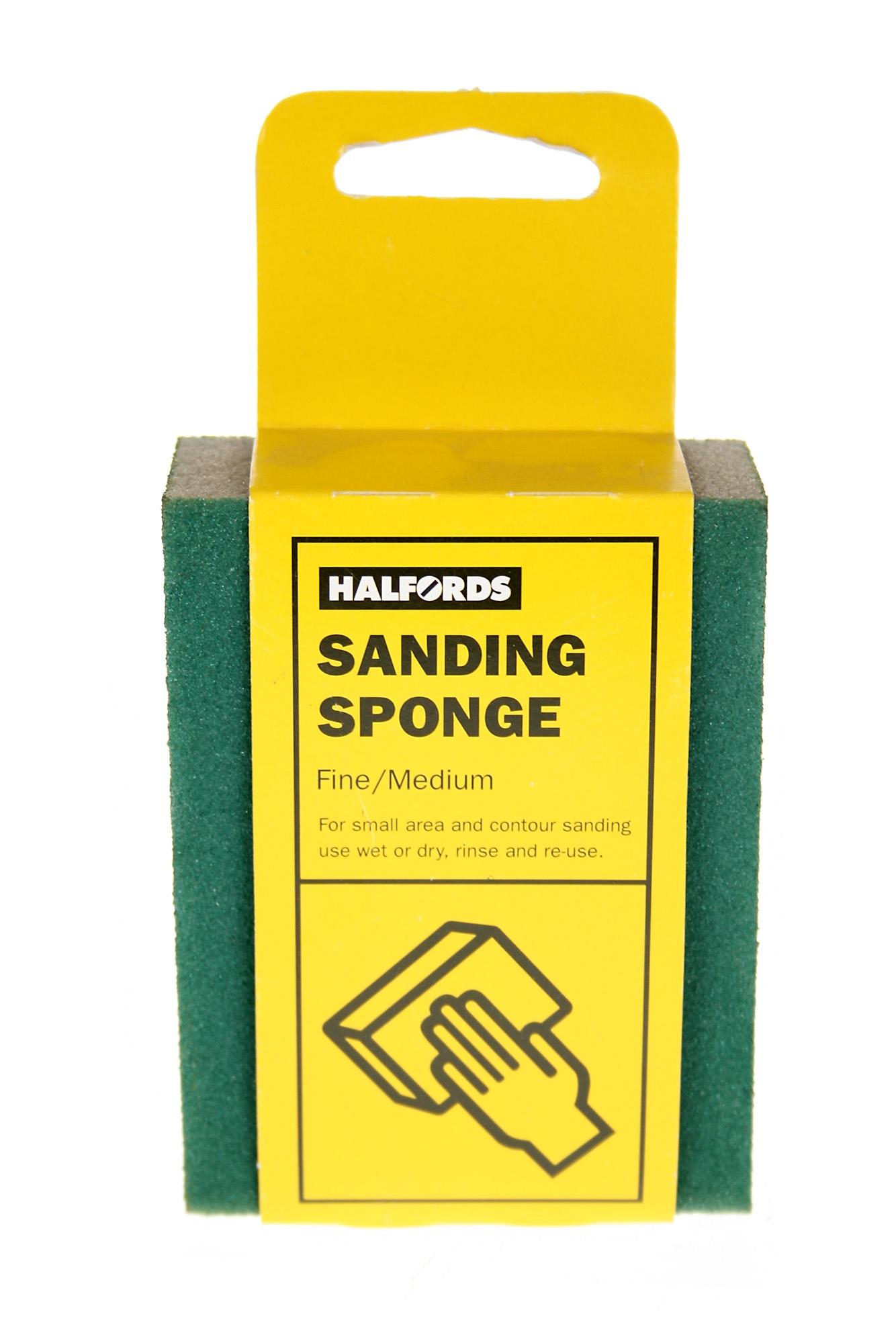 Halfords Sanding Sponge Fine/Medium