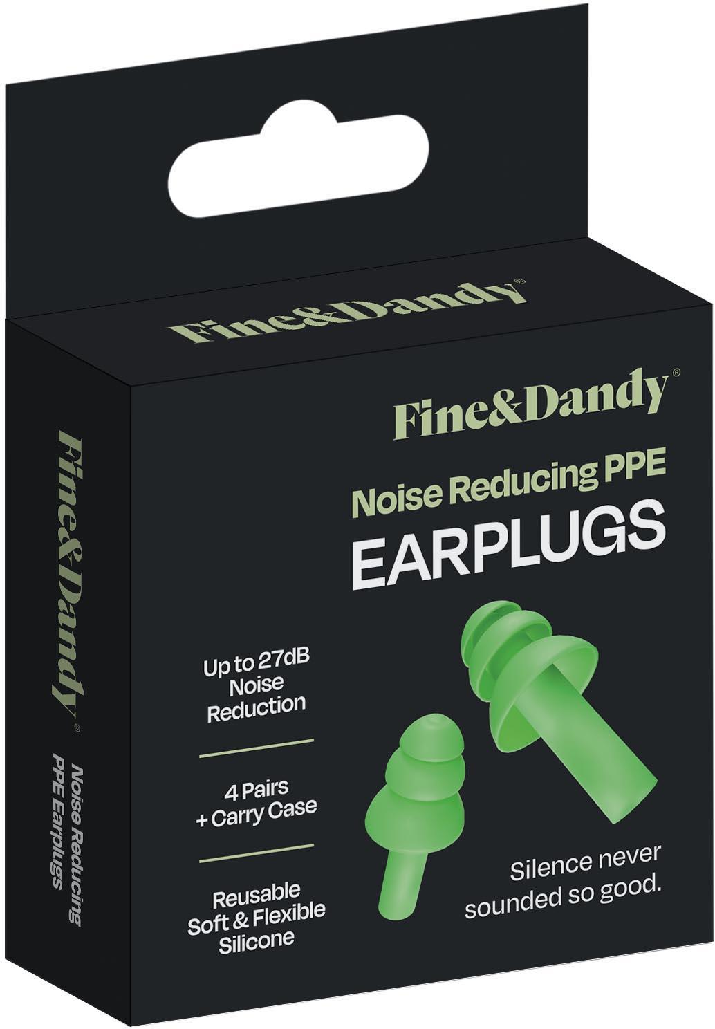 Green earplugs - 4 Pairs