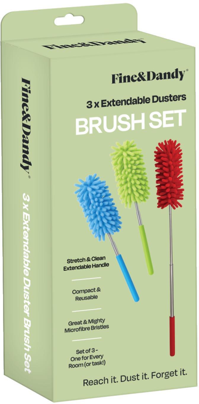 Fine & Dandy Microfibre Brush (3 Pack)