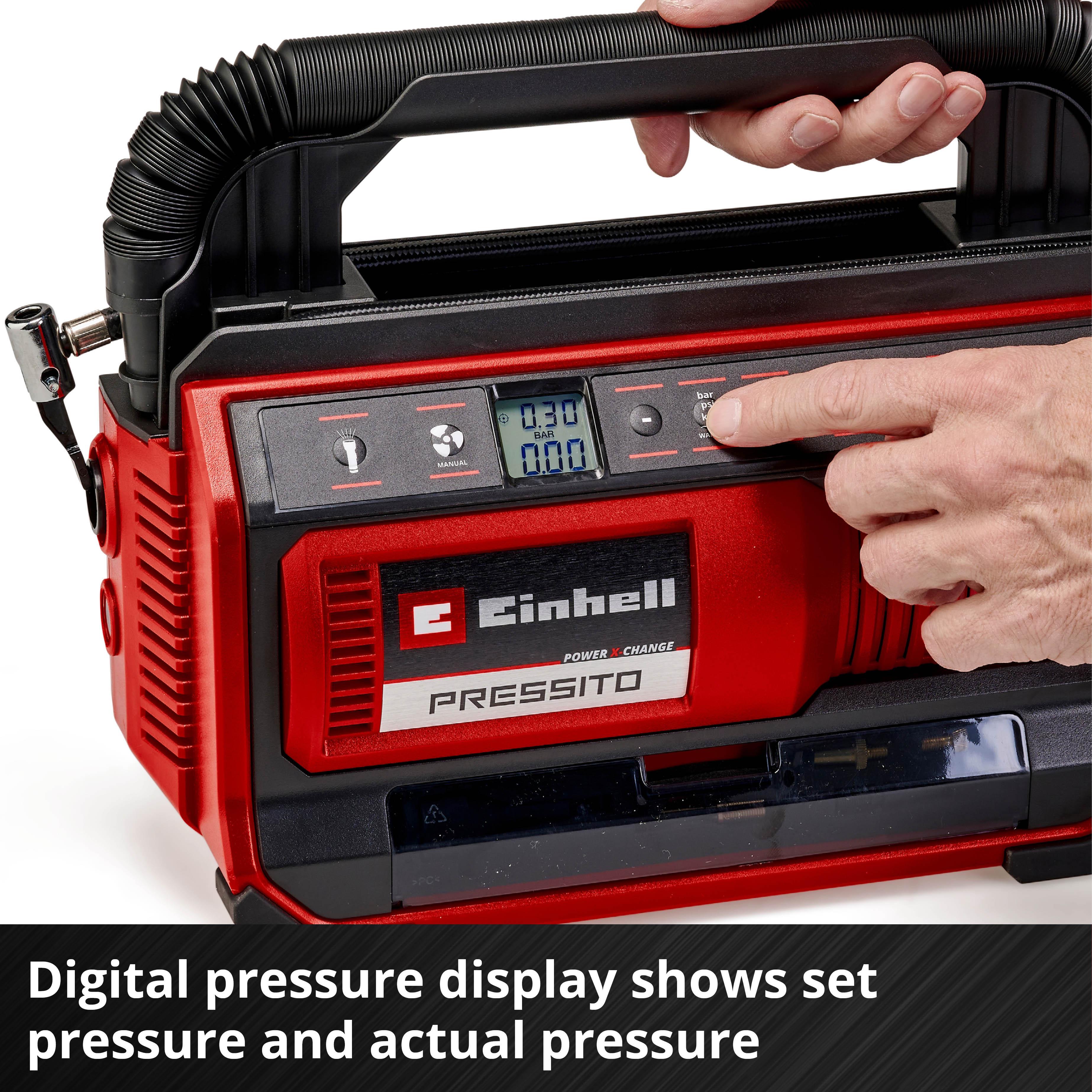 Einhell PRESSITO 18V Hybrid Air Compressor