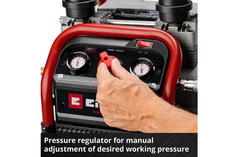 Einhell SILENZZO 8L Cordless Air Compressor Einhell SILENZZO 8L Cordless Air Compressor