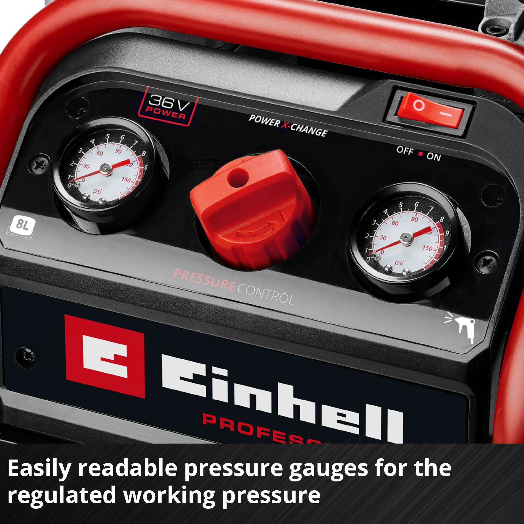 Einhell SILENZZO 8L Cordless Air Compressor