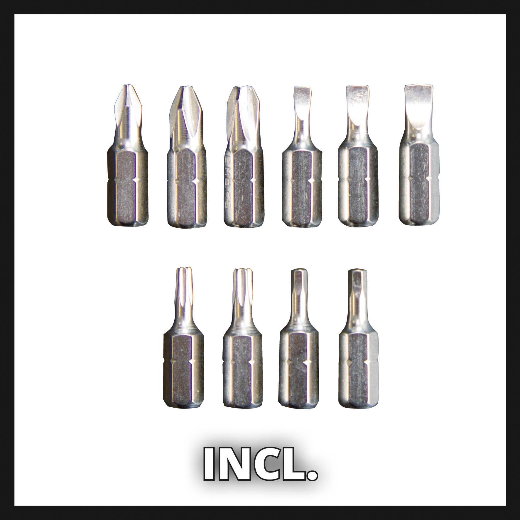 Einhell 3.6V Cordless Screwdriver Kit