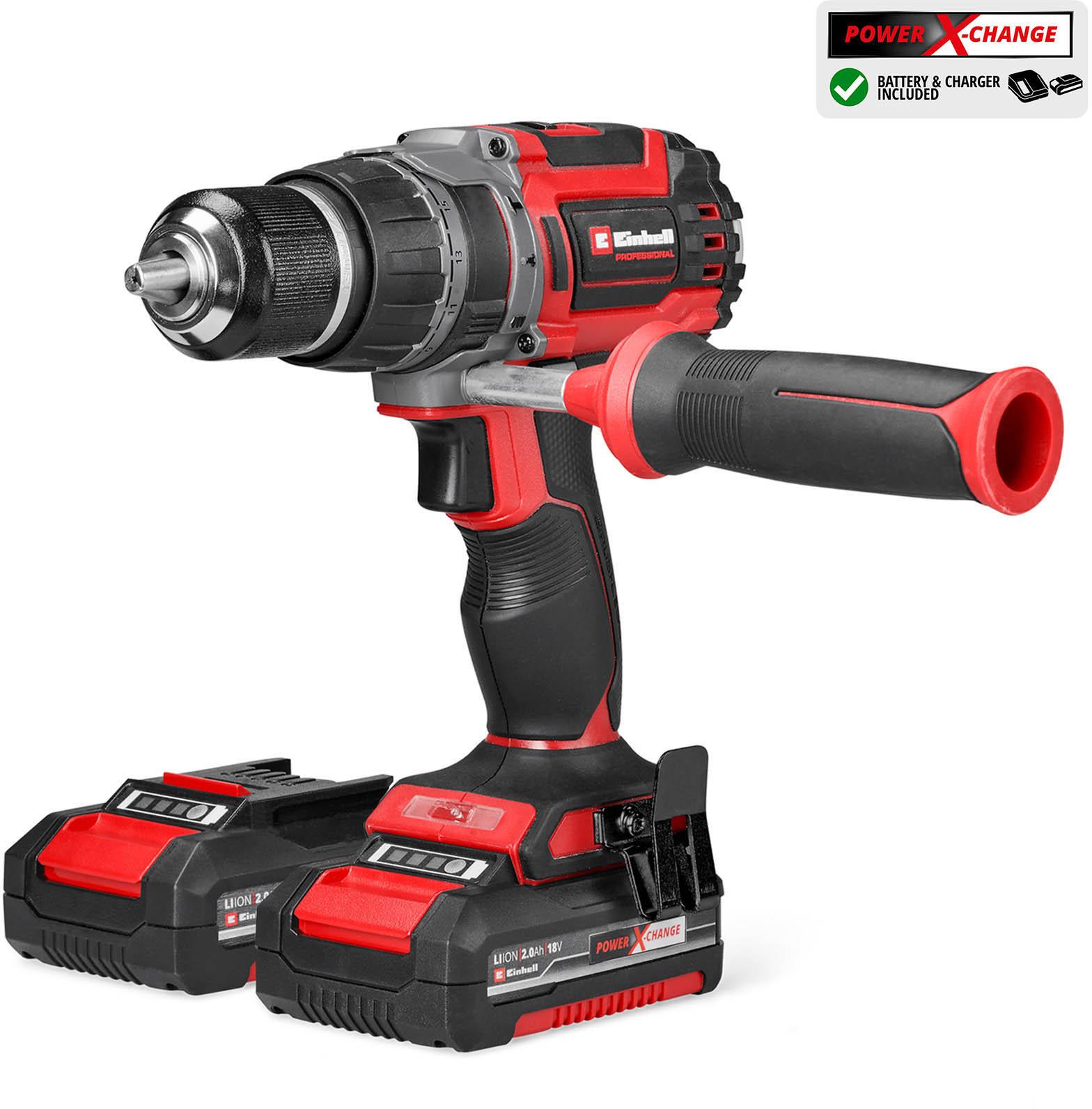 Einhell Pro 18V 70Nm Combi Drill Kit 2,0Ah