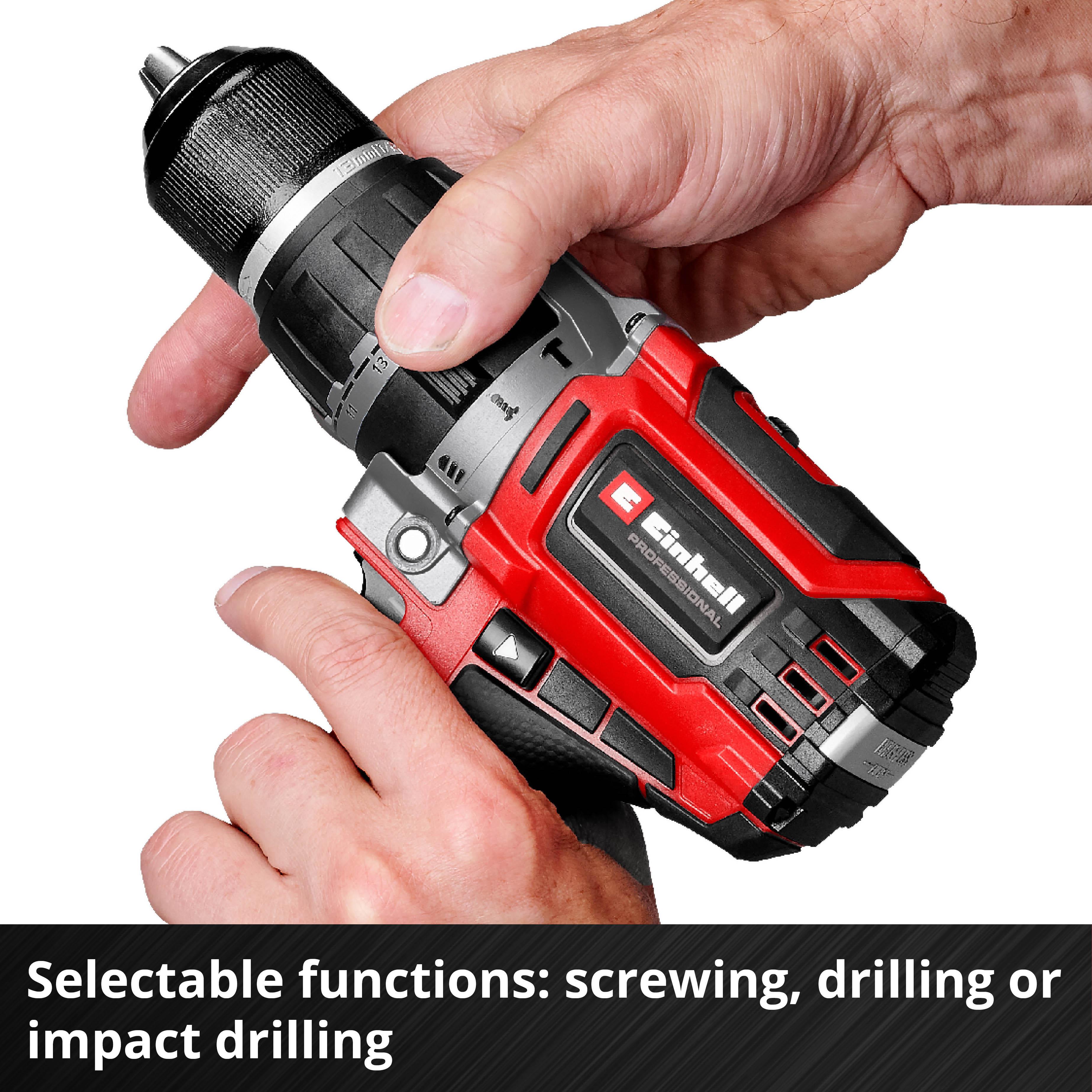 Einhell Pro 18V 70Nm Combi Drill Kit 2,0Ah