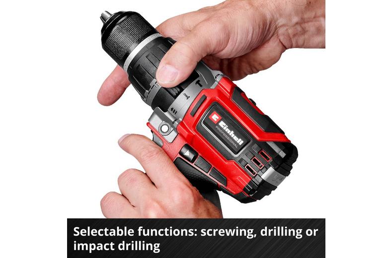Einhell Pro 18V 70Nm Combi Drill Kit 2,0Ah Einhell Pro 18V 70Nm Combi Drill Kit 2,0Ah