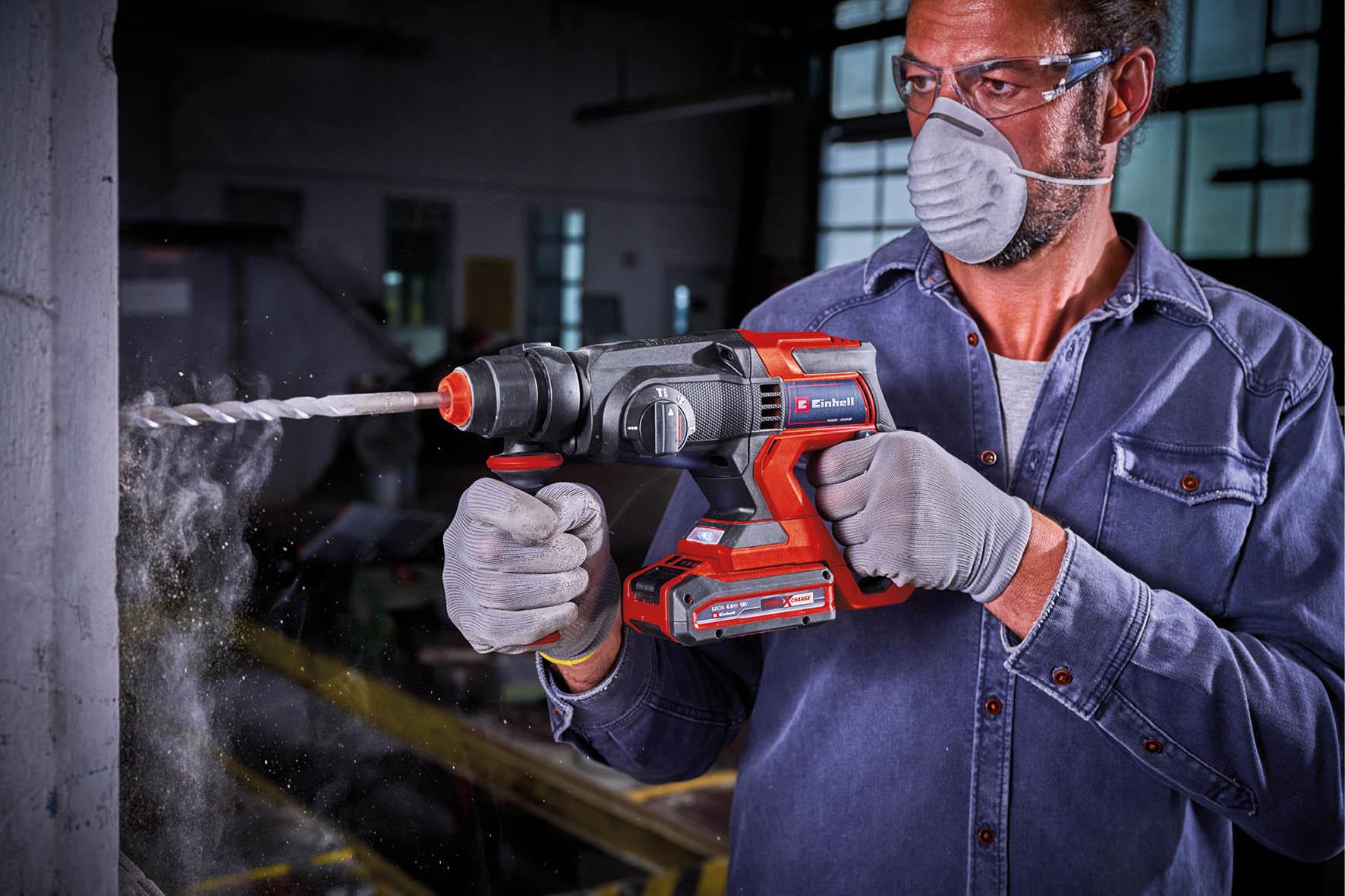 Einhell 20mm Cordless Rotary Hammer Drill