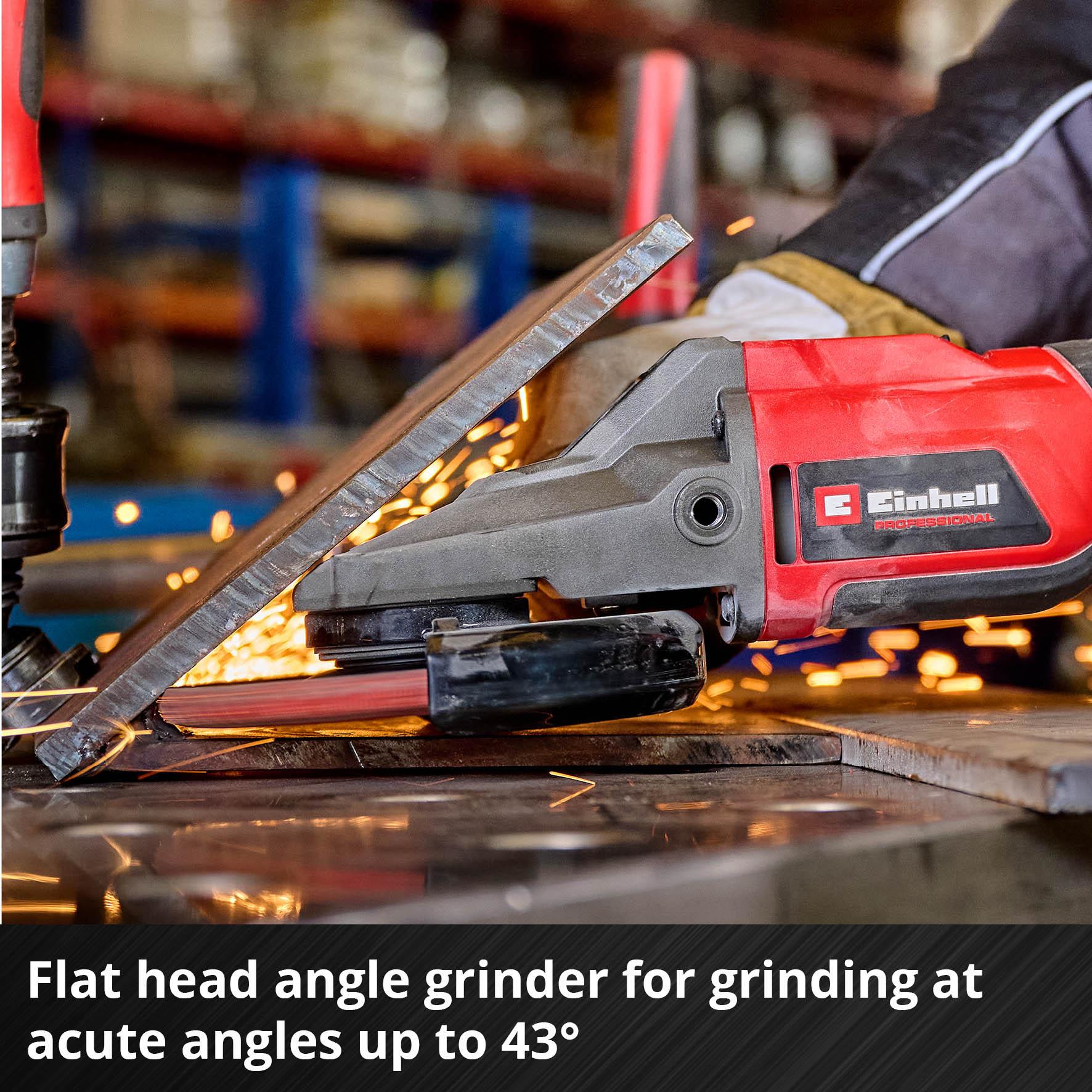 Einhell Pro 18V Cordless Flat Angle Grinder