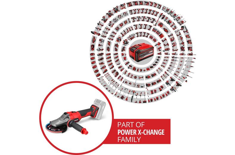 Einhell Pro 18V Cordless Flat Angle Grinder Einhell Pro 18V Cordless Flat Angle Grinder